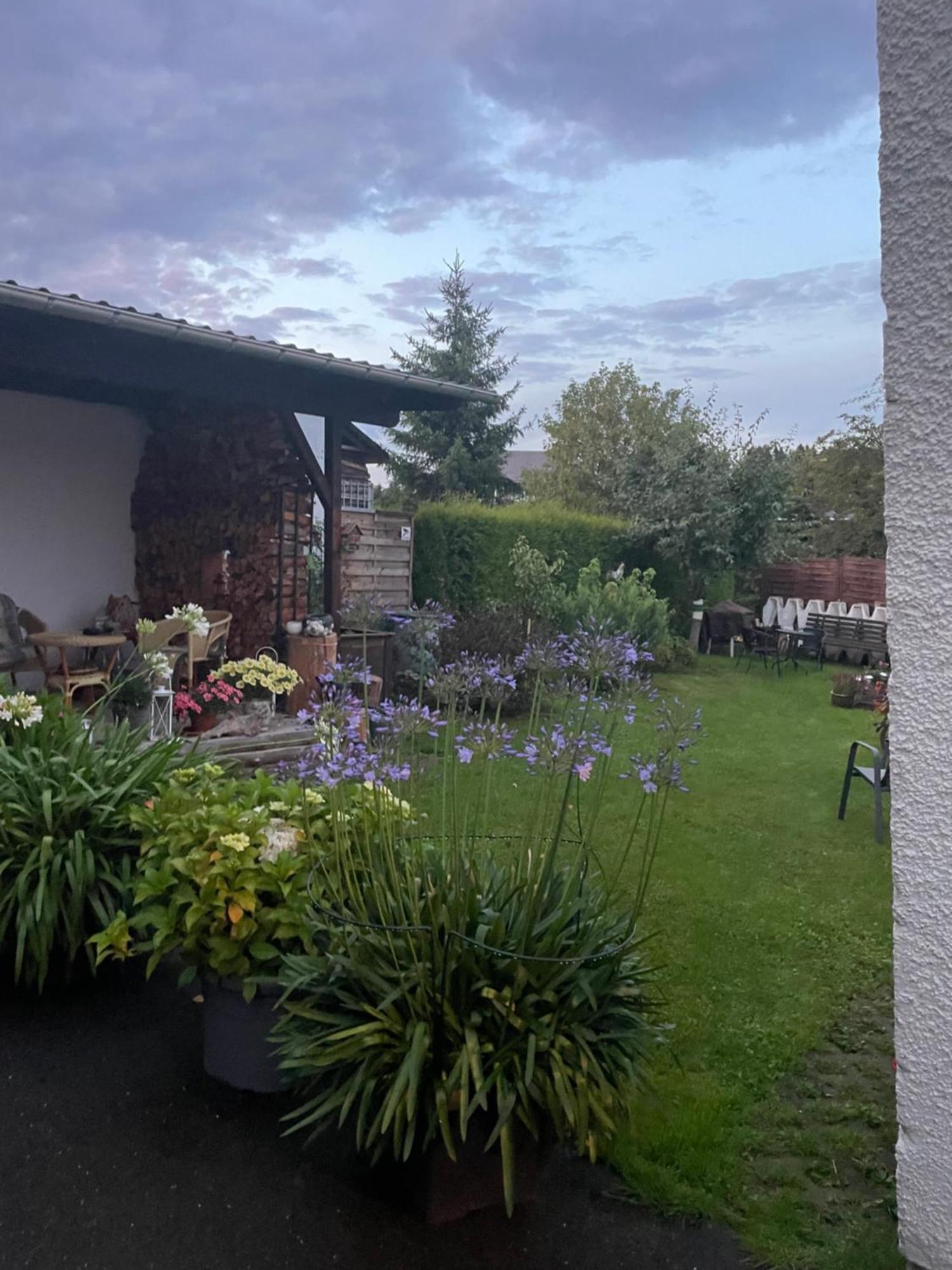 Ferienwohnung Greifenbach, Gartennutzung, Haustiere Willkommen Geyer Exterior photo